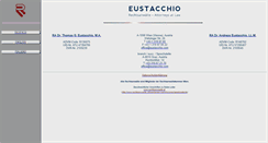 Desktop Screenshot of eustacchio.com